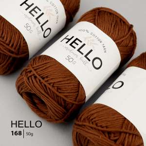 Пряжа HELLO Cotton 168 (50 грамм)